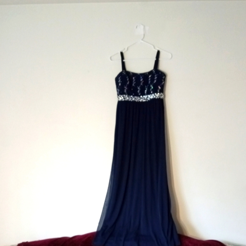 Navy Blue Gown